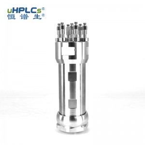 恒譜生液相色譜柱裝填裝置裝柱機(jī)勻漿罐配套一出一單接頭可定制，適用于柱管內(nèi)徑2.1#、3.0#、4.0#、4.6#、10#轉(zhuǎn)接頭
