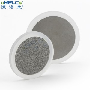 恒譜生超高壓PCTFE液相色譜耗材不銹鋼在線過(guò)濾器篩板，OD6.4*ID1.6*H1.6